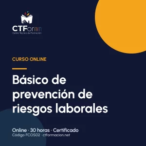Curso online básico de prevención de riesgos laborales (PRL) de CTForm